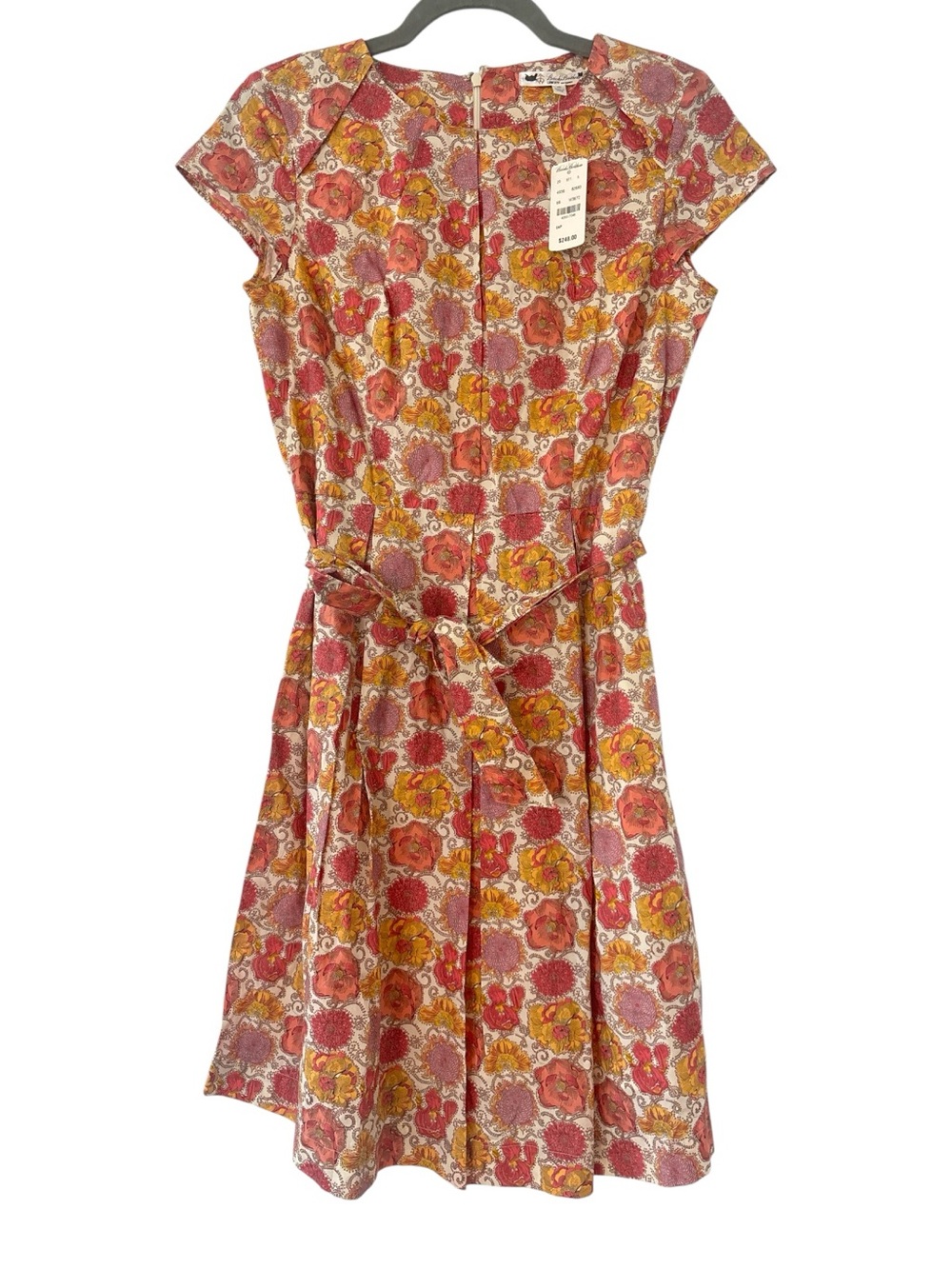 Brooks Brothers Liberty Art Fabrics Floral Cotton Dress 4P Petite NWT